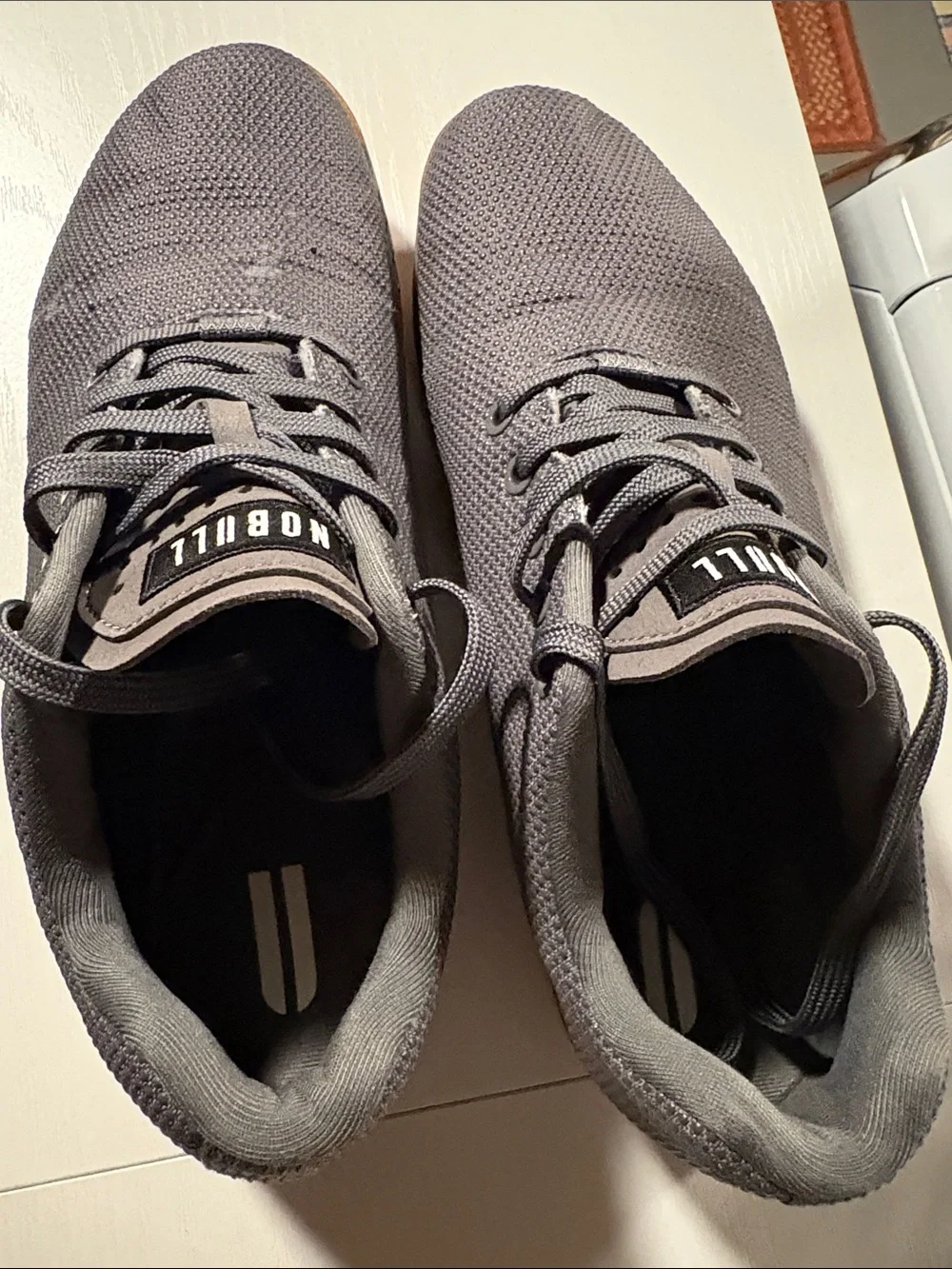 NOBULL Men's Trainer - Charcoal Gray with Gum Sole